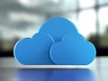 3D Cloud Computing Digital Technology Icon Good Resolution Stock Photo Royalty Free Stock Photo