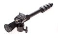 Professional monopod with ball-head isolated Royalty Free Stock Photo