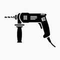 Professional oscillating multi tool solid icon Royalty Free Stock Photo