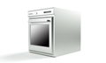 Professional oven on a white background 3d render