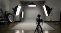 Professional Photography Studio Setup with Camera Royalty Free Stock Photo
