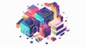 Professional PHP MySQL Development Abstract Concept Vector Illustration