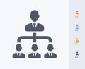 Businessmen Diagram - Carbon Icons