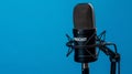 A Professional Podcast Recording Setup.AI generated image Royalty Free Stock Photo