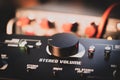 Professional preamp in studio Royalty Free Stock Photo