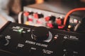 Professional preamp in studio Royalty Free Stock Photo