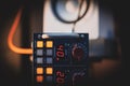 Professional preamp in studio Royalty Free Stock Photo