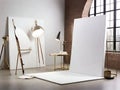 Professional product photo shooting scene realistic Photo studio setup by AI-generated