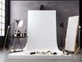 Professional product photo shooting scene realistic Photo studio setup by AI-generated