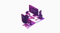 Professional Programmers Utilizing JavaScript Programming Language in Tech Environment