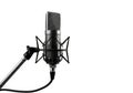 Professional recording microphone setup Royalty Free Stock Photo