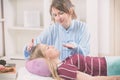 Professional Reiki healer doing reiki