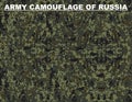 Professional Russian army pixel camo for your production or design. Vector illustration