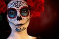 Professional santa muerte makeup