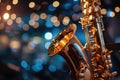 Professional saxophone focusing on keys and bell, a symbol of vibrant musical expression.
