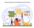 Professional services sector of the economy. Human resourses