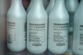 professional shampoo bottles L` oreal , the french leader in the world in cosmetics at hairdresser