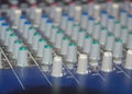 Professional sound mixer control desk Royalty Free Stock Photo