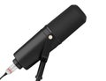 Professional studio microphone for recording podcasts isolated