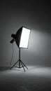 Professional Studio Softbox Light on a Tripod Royalty Free Stock Photo
