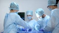 Professional surgeon team making difficult operation, doctor vocation occupation