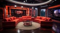 Professional television studio for production talk show or online shopping.