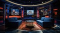 Professional television studio for production talk show or online shopping.