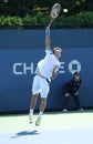 Professional tennis player Sergiy Stakhovsky from Ukraine during first round match at US Open 2013