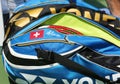 Professional tennis player Stanislas Wawrinka customized Yonex tennis bag at US Open 2013