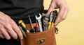 Professional Tool Kit with Various Hand Tools for DIY and Repairs Royalty Free Stock Photo