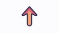 Professional Upload Arrow Icon for Basic Web Design Concept Usage Royalty Free Stock Photo