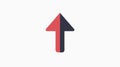 Professional Upload Arrow Icon for Basic Web Design Concepts