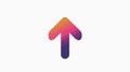 Professional Upload Arrow Icon for Basic Web Design Concepts