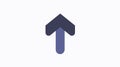 Professional Upload Arrow Icon for Basic Web Design Concepts