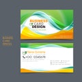 Professional vector business card set