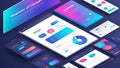 Professional Vector UI UX Layout. AI generate