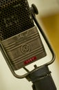 Professional Vintage microphone; Abbey Road Studios, London