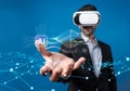 Exploring the Intersection of Artificial Intelligence and Virtual Reality for Personal Analytics and Marketing Solutions Royalty Free Stock Photo