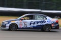 Professional Volkswagon Jetta GLI race car on the track