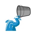 Professional Water Bucket Vector Art Royalty Free Stock Photo