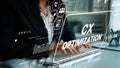Professional Woman Engaging in Customer Experience Optimization with Digital Technology Elements Surrounding Her Royalty Free Stock Photo