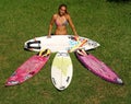 Professional Woman Surfer Cecilia Enriquez