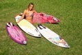 Professional Woman Surfer Cecilia Enriquez