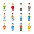 Professional workman set. Vector icons