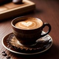 Professionally Photographed Coffee Cappuccino Royalty Free Stock Photo