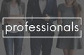 Professionals Business People Expert Accomplished Concept Royalty Free Stock Photo