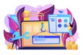 WEB development concept vector illustration Royalty Free Stock Photo