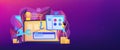 WEB development header or footer banner Royalty Free Stock Photo