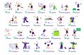 Professions alphabet. Job market, select a profession from list with alphabetical order. Different types of work and