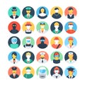 Professions Colored Vector Icons 1